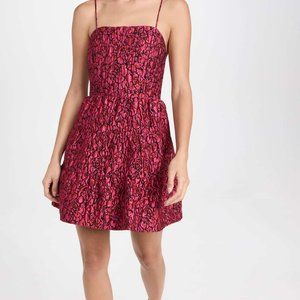 alice + olivia Jamila floral-print minidress